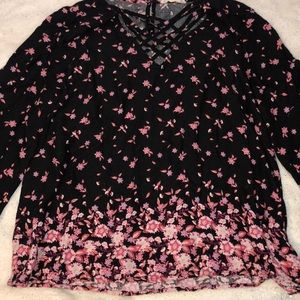Floral long sleeve blouse